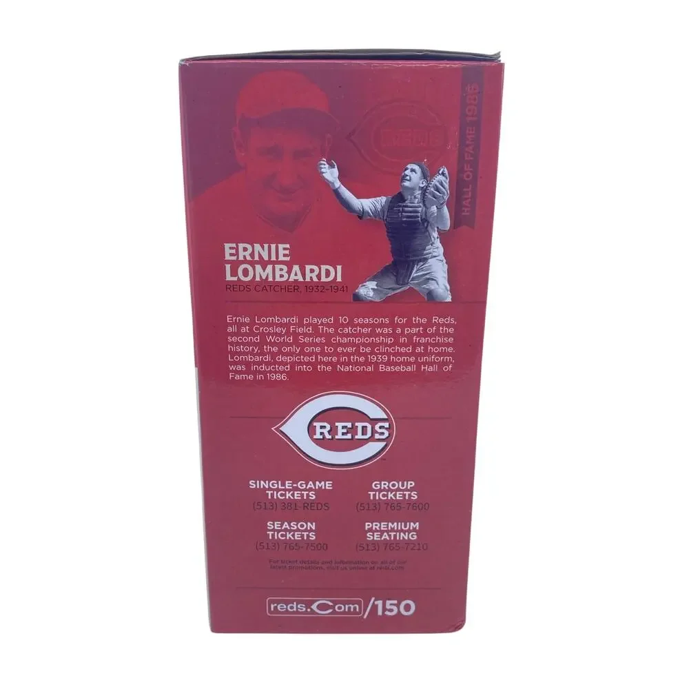 Cincinnati Reds Ernie Lombardi 150th Anniversary Bobblehead New In Box SGA